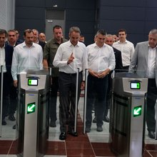 Στα εγκαίνια της επέκτασης του Μετρό Θεσσαλονίκης