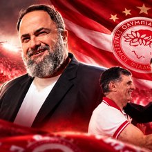 Φωτογραφική σύνθεση με Βαγγέλη Μαρινάκη, Χοσέ Λουίς Μεντιλίμπαρ και Γιώργο Μπαρτζώκα