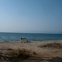 Πύργος ναυαγοσώστη σε παραλία