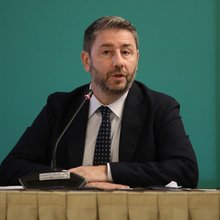 Ο πρόεδρος του ΠΑΣΟΚ, Νίκος Ανδρουλάκης 