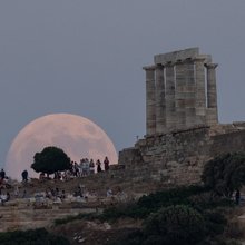 Πανσέληνος στο Σούνιο 