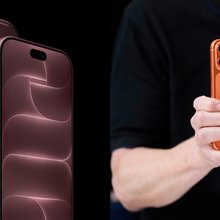 Αριστερά το νέο iPhone 18 pro και δεξιά το iPhone 17 pro