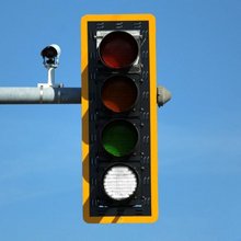 Φωτεινός σηματοδότης για αυτόνομα αυτοκίνητα 