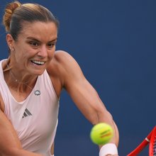 Η Μαρία Σάκκαρη στην πρεμιέρα της στο US Open