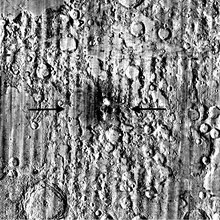 Σελήνη κρατηρας NASA