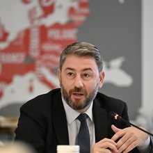 Ο Νίκος Ανδρουλάκης στην προσύνοδο με τους Ευρωπαίους Σοσιαλιστές