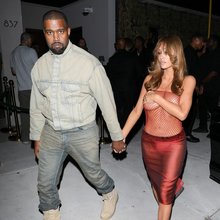 Μπιάνκα Σενσόρι και Κάνιε Γουέστ σε έξοδό τους το Σάββατο 
