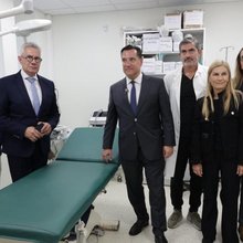 Ο υπουργός Υγείας Άδωνις Γεωργιάδης εγκαινίασε το Κέντρο Υγείας Κισσάμου