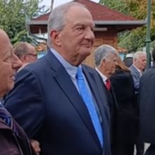 Ο Κώστας Καραμανλής στην Πρώτη Σερρών