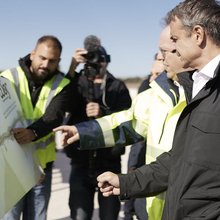 Ο Κυριάκος Μητσοτάκης στο Κιλκίς