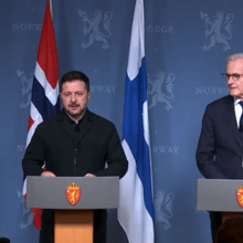 Ο πρόεδρος της Ουκρανίας επισκέπτεται τη Νορβηγία