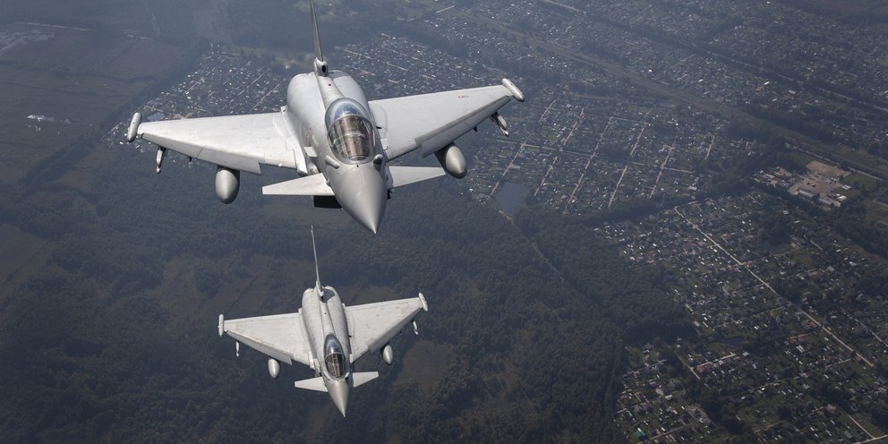 Μαχητικά Eurofighter Typhoon της ιταλικής Πολεμικής Αεροπορίας