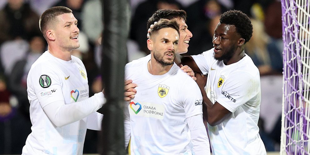 Conference League: Μεγάλο διπλό της ΑΕΚ μέσα στη Φιορεντίνα με 1-0