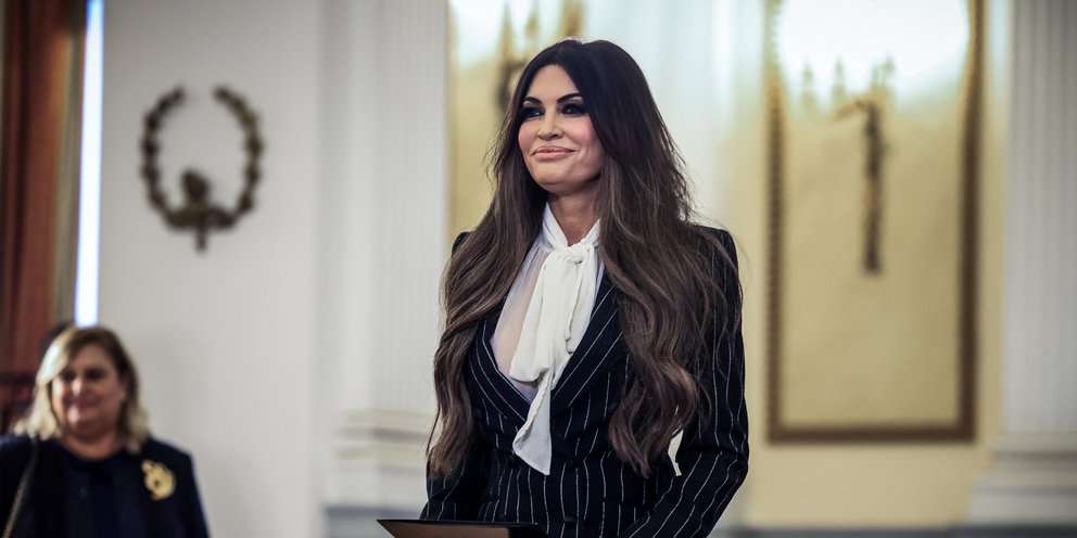 Η Κίμπερλι Γκίλφοιλ στο Προεδρικό Μέγαρο