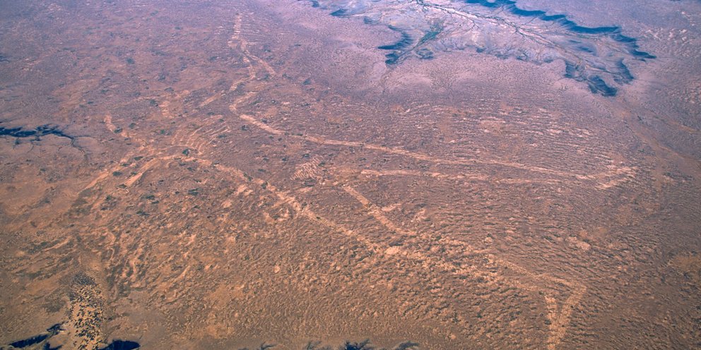 Το γιγάντιο γεωγλυφικό «Marree Man» στη νότια Αυστραλία