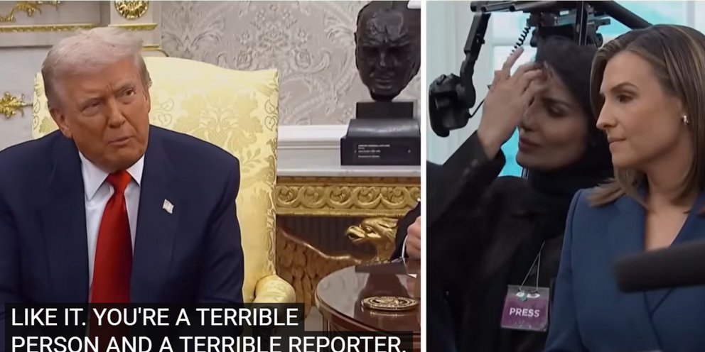 Ο Τραμπ αποπαίρνει δημοσιογράφο