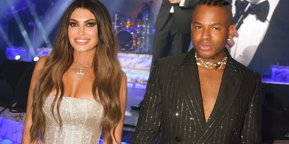 Η Κίμπερλι Γκίλφοϊλ με τον στιλίστα της, Fancy James