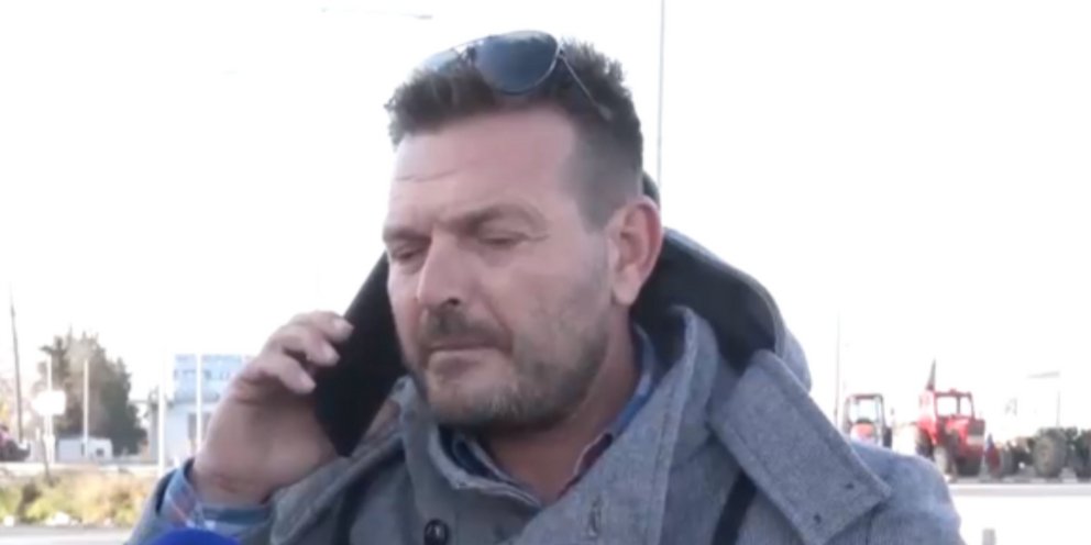 Ο αγροτοσυνδικαλιστής Κ. Μητροδήμος