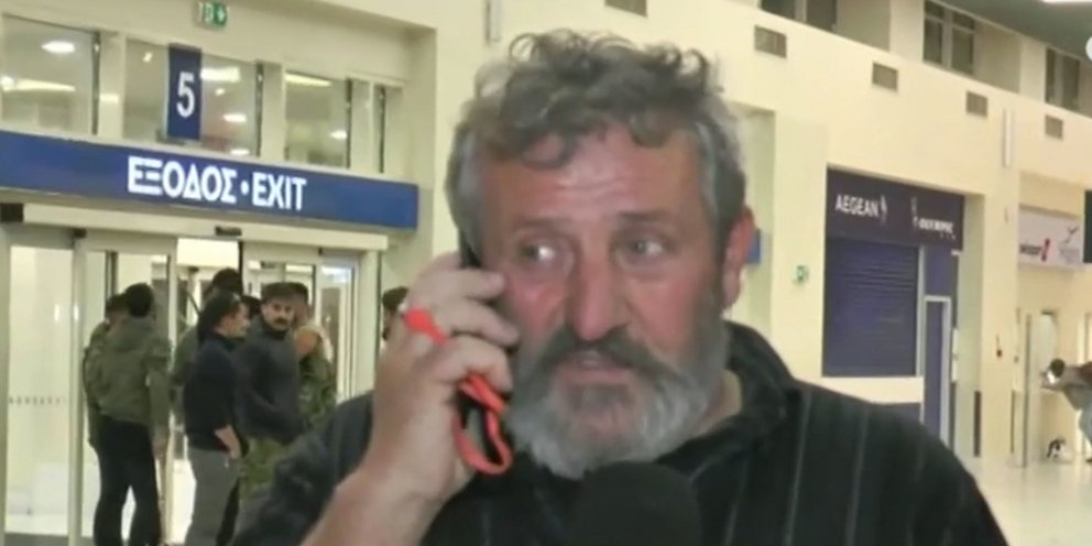 Ο πρόεδρος του Κτηνοτροφικού Συλλόγου Χανίων, Γιάννης Βερυκάκης 