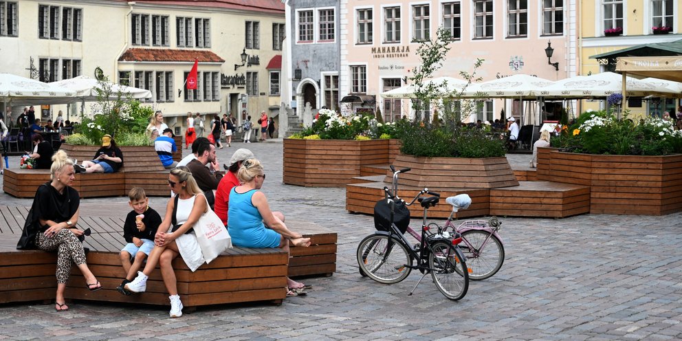 Πλατεία στο Ταλίν, πρωτεύουσα της Εσθονίας