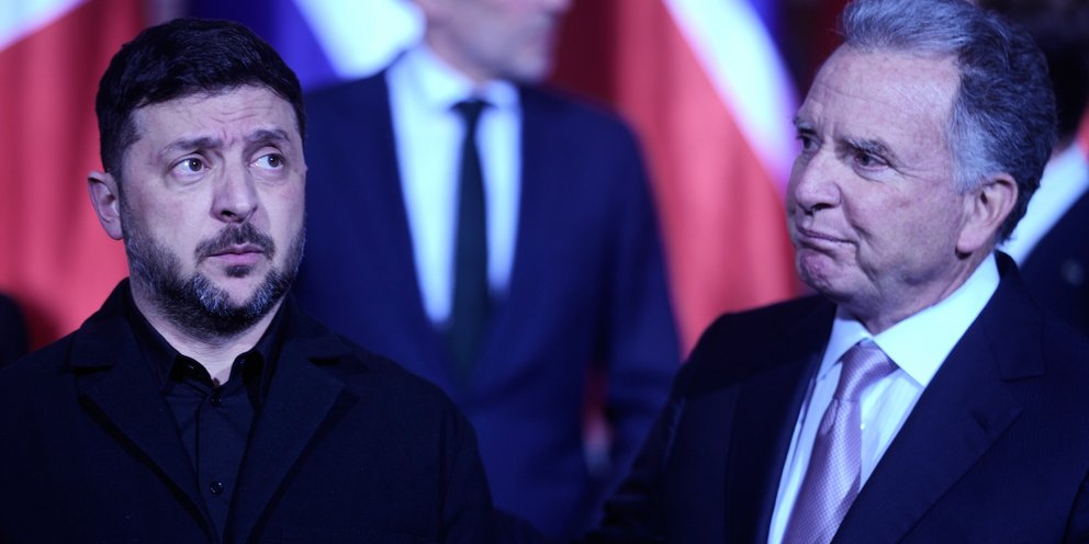 Ο πρόεδρος της Ουκρανίας, Βολόντιμιρ Ζελένσκι και ο ειδικός απεσταλμένος των ΗΠΑ, Στιβ Γουίτκοφ 