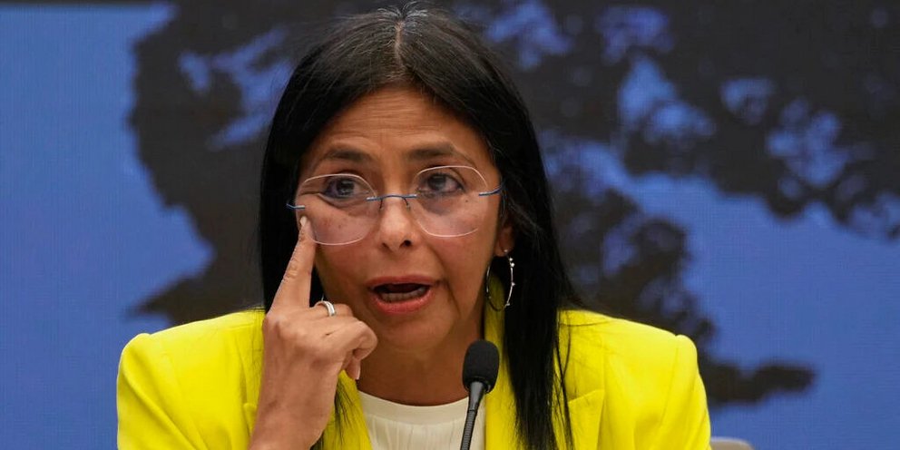 Η μεταβατική πρόεδρος της Βενεζουέλας, Ντέλσι Ροντρίγκεζ