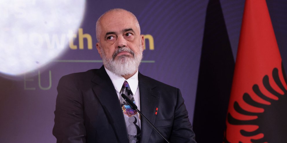 Ο Αλβανός πρωθυπουργός Έντι Ράμα 