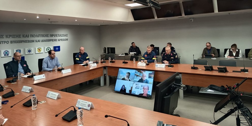 Συνεδρίασε ξανά η Επιτροπή Εκτίμησης Κινδύνου στην Πολιτική Προστασία