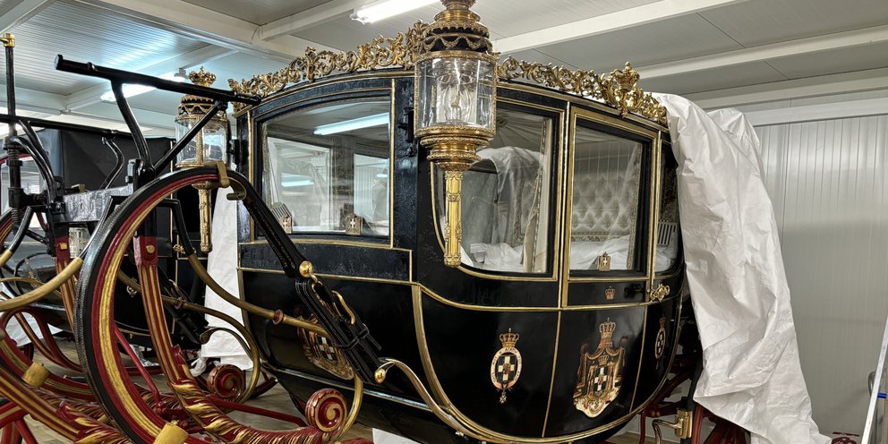 Η γαμήλια άμαξα, μετά τη συντήρηση