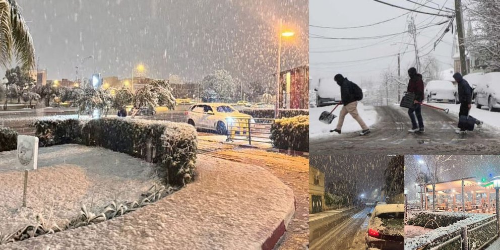 Για πρώτη φορά εδώ και 25 χρόνια χιόνισε στην πόλη Ούτζντα στο Μαρόκο