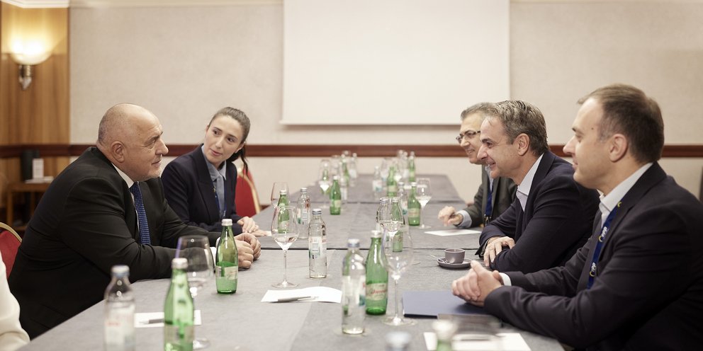 O Kυριάκος Μητσοτάκης είχε συνάντηση με τον Μπόσκο Μπορίσοφ