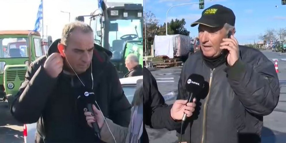 Ένταση μεταξύ αγροτών στον «αέρα» της ΕΡΤ