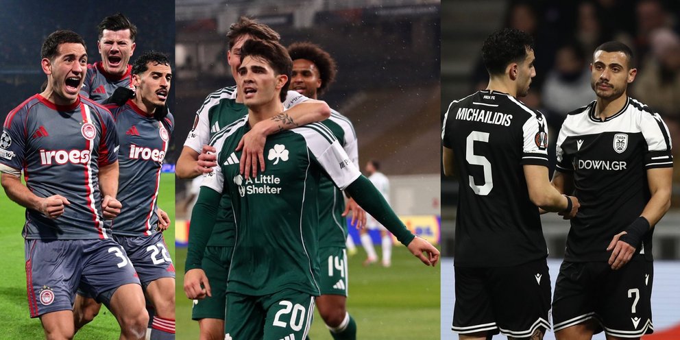 Ολυμπιακός, Παναθηναϊκός, ΠΑΟΚ