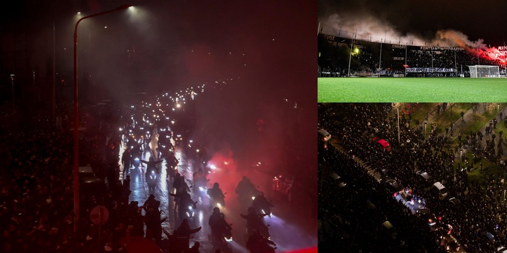 Η οικογένεια του ΠΑΟΚ υποδέχτηκε τις σορούς