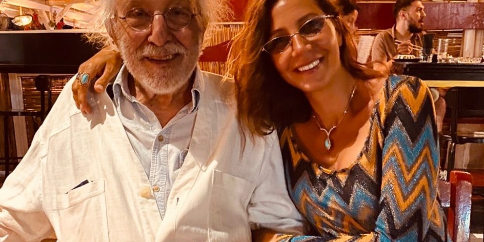 Ο Αλέξανδρος Λυκουρέζος με την κόρη του Μαρία Ελένη