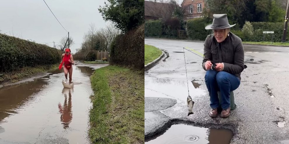 Έφτιαξε χιουμοριστικά βίντεο διακωμωδώντας τις λακκούβες στους δρόμους της πόλης της 