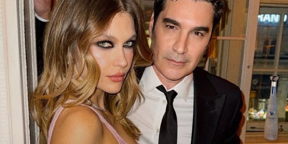 Κλέλια Ανδριολάτου και Χριστόφορος Παπακαλιάτης στο after party των BAFTA 