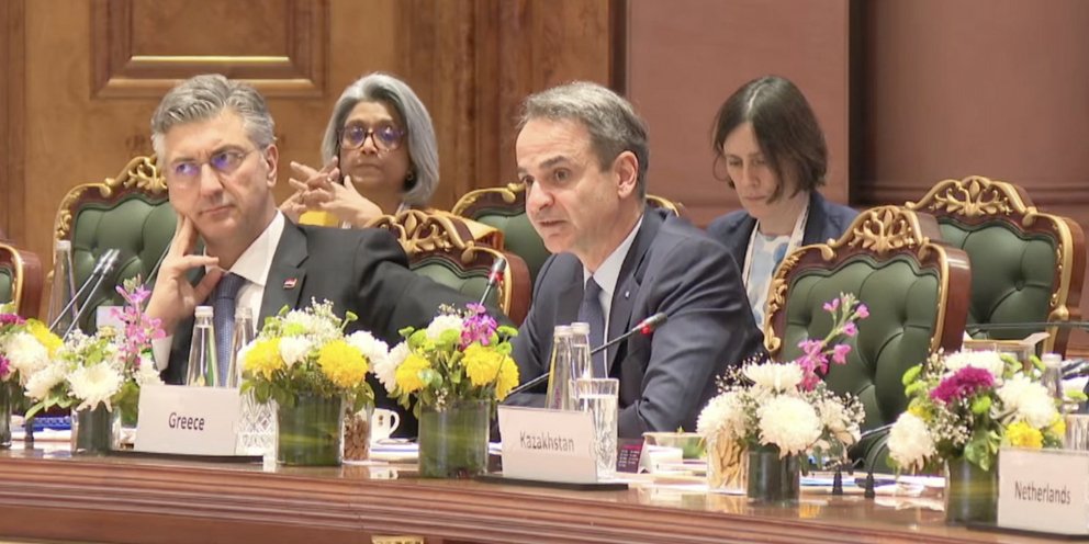 Ο  Κυριάκος Μητσοτάκης στην Ινδία, στις εργασίες του «AI Impact Summit»