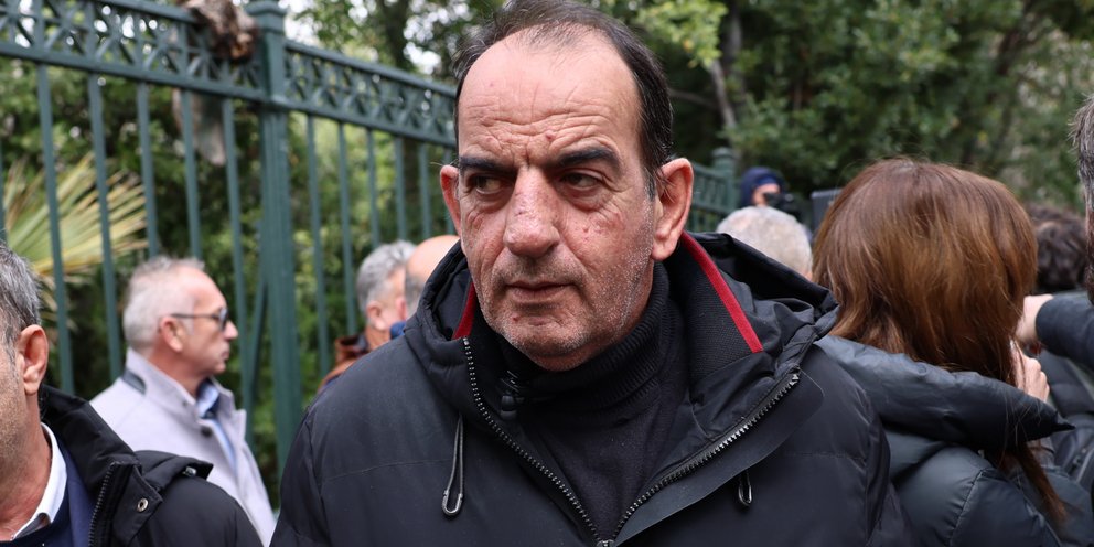 Ο πρόεδρος της Ενωτικής Ομοσπονδίας Αγροτικών Συλλόγων Λάρισας, Ρίζος Μαρούδας