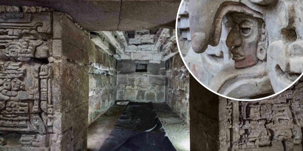 Ο τάφος αποδίδεται στον πολιτισμό των Ζαποτέκων και χρονολογείται περίπου στο έτος 600 μ.Χ. / ΙΝΑΗ 