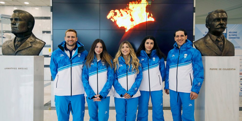 H Ελληνική αποστολή στους Χειμερινούς Ολυμπιακούς Αγώνες