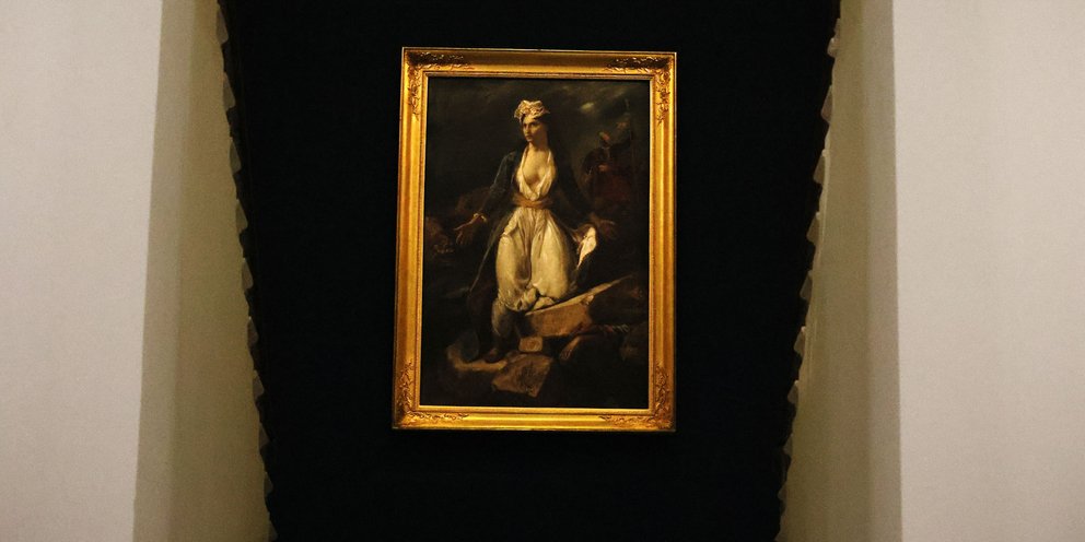 Ο πίνακας του Ντελακρουά «Η Ελλάδα στα ερείπια του Μεσολογγίου»