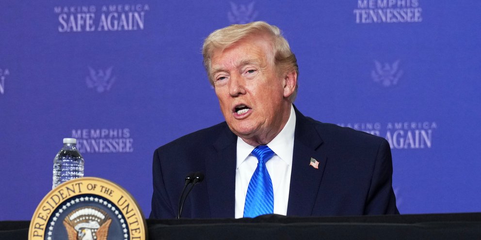 Ο πρόεδρος των ΗΠΑ, Ντόναλντ Τραμπ