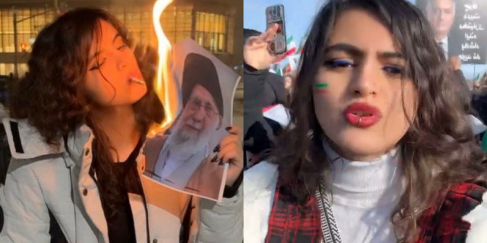 Η Ιρανή που έγινε viral «πανηγυρίζει» τον θάνατο του Αγιατολάχ Αλί Χαμενεΐ