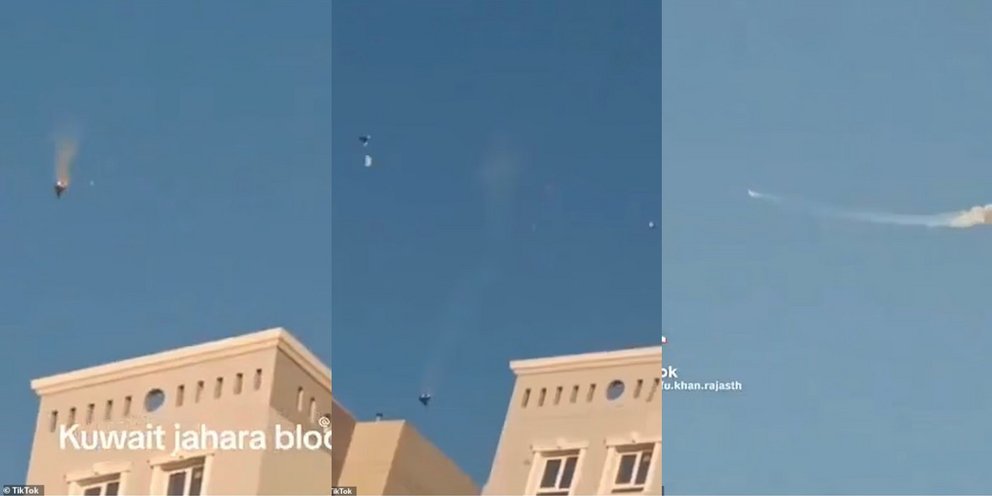 Bίντεο φέρεται να καταγράφει την κατά λάθος κατάρριψη αμερικανικού F-15 στο Κουβέιτ