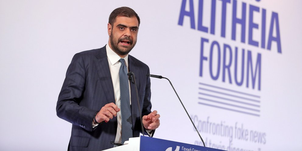 Ο κυβερνητικός εκπρόσωπος Παύλος Μαρινάκης 