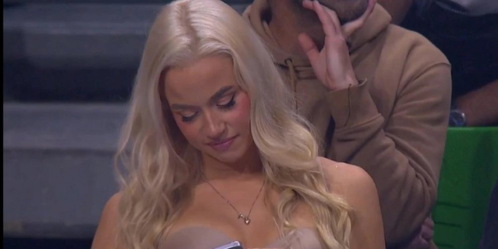 Η σύντροφος παίκτη της Μονακό που κέρδισε τα βλέμματα στο ματς με τον Παναθηναϊκό