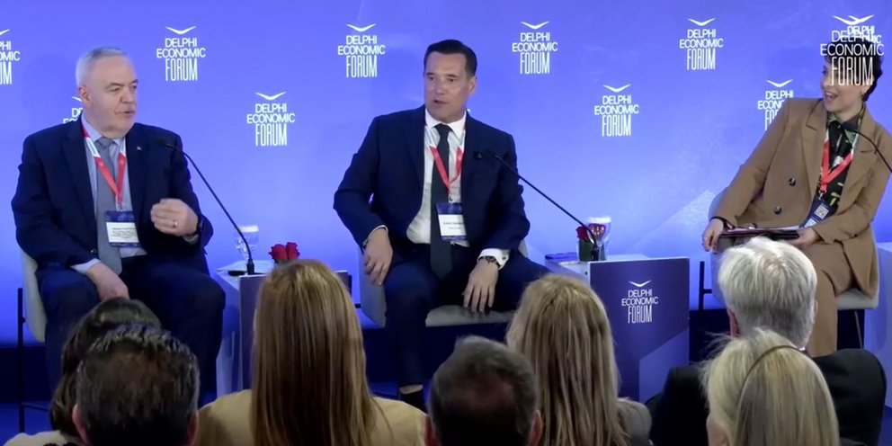 Ο Άδωνις Γεωργιάδης ομιλητής σε συζήτηση για την υγεία, στο Οικονομικό Φόρουμ των Δελφών