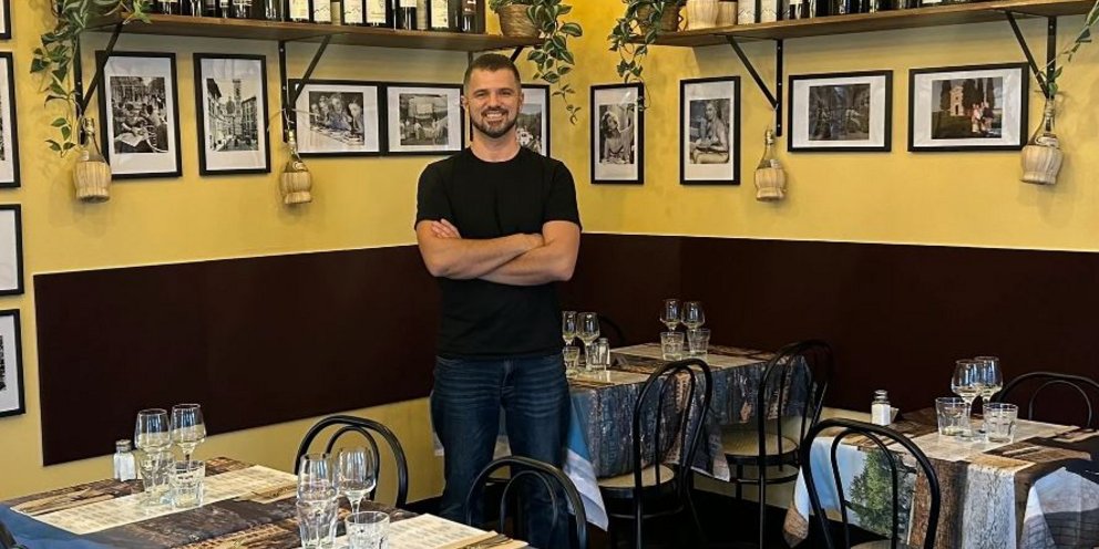 O 44χρονος Ματέο Πικάρντι σε ένα από τα εστιατόρια του στην Αυστραλία – Φωτογραφία από iltoscano.com.au
