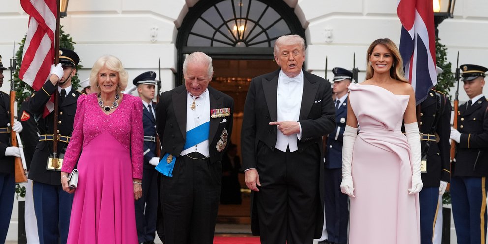 Καμίλα, Κάρολος, Τραμπ, Μελάνια